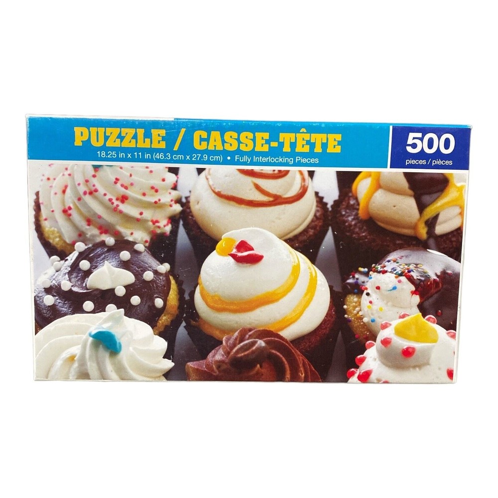 Cupcake 500 Piece Jigsaw Puzzle 18.25” X 11” Greenbrier International Inc. *New